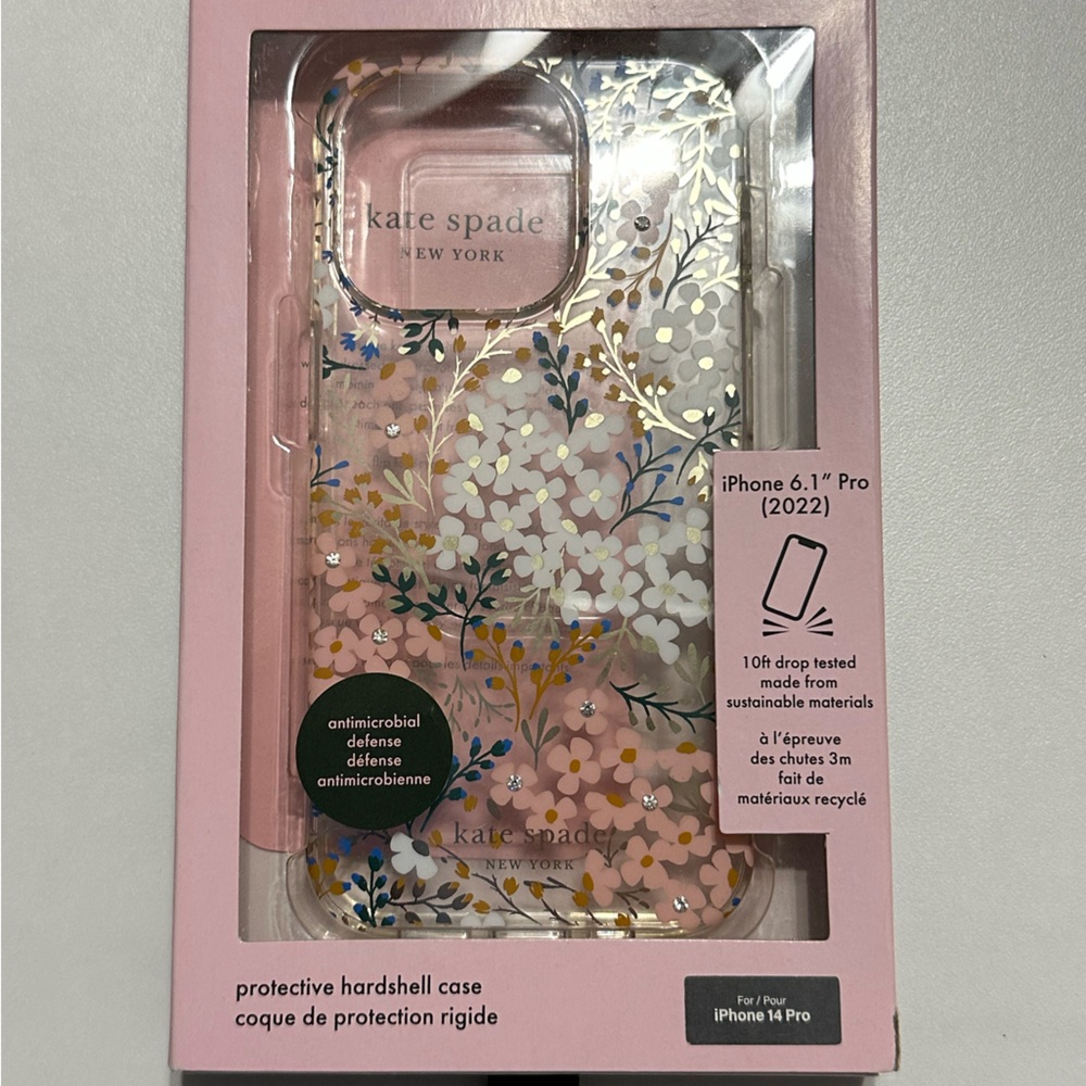 Kate Spade iPhone 14 Pro Floral Phone Case